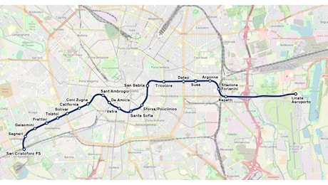 Milano festeggia il completamento della linea M4, da Linate a San Cristoforo