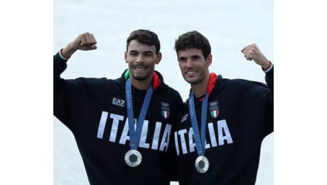 Olimpiadi 2024 medaglia d'argento di Soares - Oppo per il canottaggio all'Italia