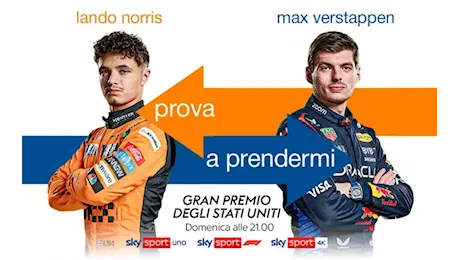 Formula 1 2024, in diretta GP USA Sky Sport e NOW, Austin Sprint LIVE in chiaro TV8