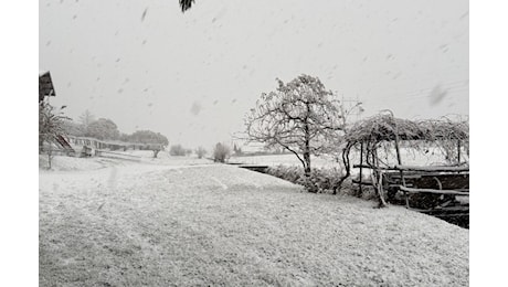 La neve imbianca il Ticino