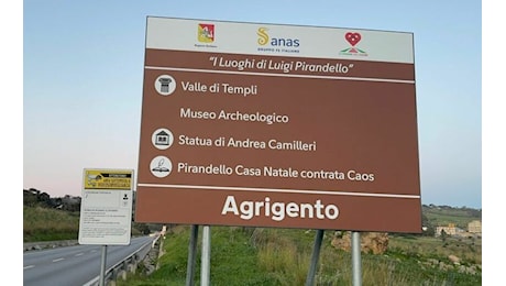 Cartelli stradali con gli errori, Cavallaro: “Non comincia bene l’anno di Agrigento capitale della cultura”