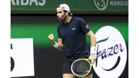 Tennis, Berrettini batte Fucsovics a Vienna. Arnaldi fuori a Basilea