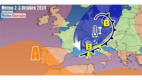 Meteo Italia: ciclone in arrivo e da metà settimana sarà pieno Autunno