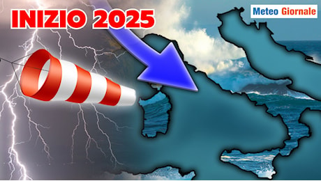 METEO a 15 giorni, il 2025 inizierà con un forte cambiamento