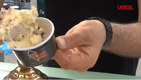 VIDEO Pescara, nel media center lo speciale gelato 'Gusto G7'