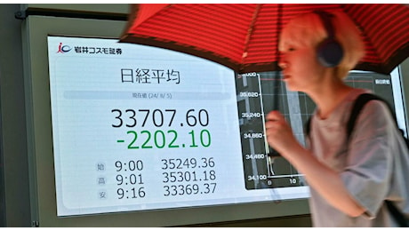 Borsa Tokyo rialzo record dopo lunedì nero, Nikkei chiude a +10,23%