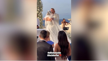 Diletta Leotta e Loris Karius sposi: il matrimonio sull'isola di Vulcano