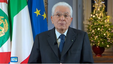 Il discorso di Capodanno di Sergio Mattarella – DIRETTA