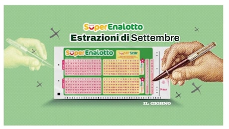 Lotto, Superenalotto e 10eLotto: l’estrazione di oggi venerdì 13 settembre