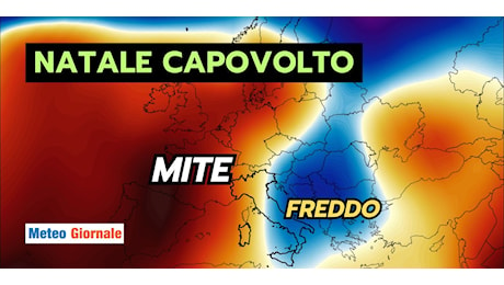 Natale dal meteo CAPOVOLTO