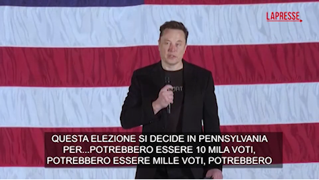 VIDEO Usa 2024, Musk in campo per Trump: In gioco il futuro dell'America e della civiltà