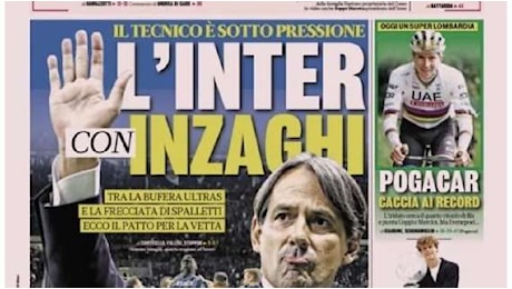 Prima L’Inter con Inzaghi: il tecnico è sotto pressione