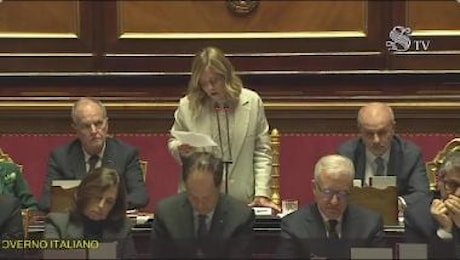 Medio-oriente, Meloni: Paesi arabi chiave di volta in risoluzione conflitto