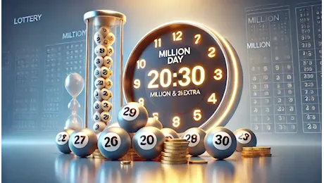 Million Day e MillionDay Extra: numeri vincenti di oggi, 6 maggio 2025 ore 20:30