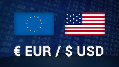 Andamento cambio Euro/Dollaro USA del 2/01/2025, ore 15:40