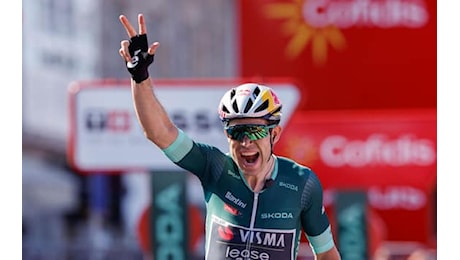 Vuelta di Spagna, Van Aert vince la 10^ tappa di Baiona, O'Connor in maglia rossa