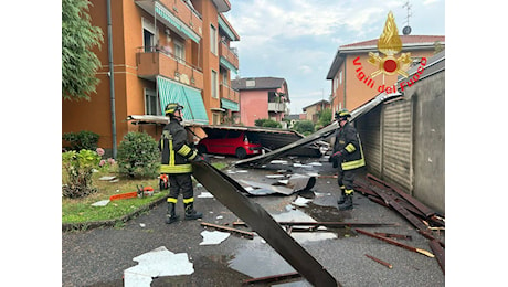 Maltempo, la conta dei danni a Ceriano e Caronno: video del tetto scoperchiato