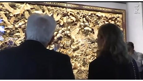 Mattarella a Canton visita il museo d'arte popolare del Guandong