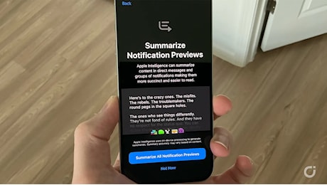 Apple annuncia un aggiornamento software per risolvere i problemi con i riepiloghi delle notifiche di Apple Intelligence