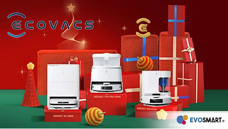 Il Natale di Ecovacs: Come risparmiare fino a 400 €