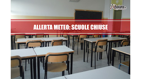 Scuole chiuse anche a Sciacca, Menfi e Ribera per allerta meteo