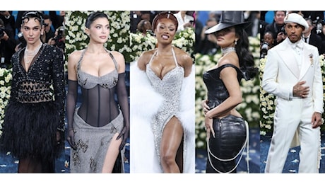 Dall'ex di Lukaku a Dua Lipa e Hamilton: tutte le star al Met Gala