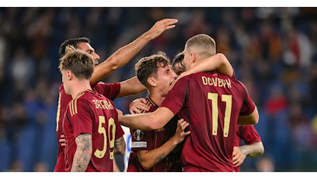 La Roma vince ma non brilla: decide Dovbyk, Dinamo ko 1-0. Fischi dell’Olimpico