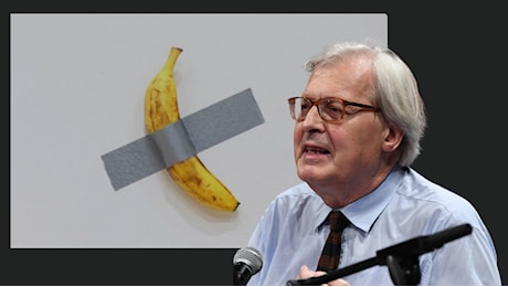 La banana di Cattelan vale 6 milioni? Parla Sgarbi: “Un bene in fuga…”