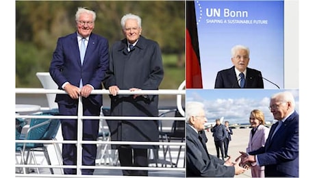 Germania, Mattarella a Bonn: “Inadeguati nell'affrontare cambiamenti clima”