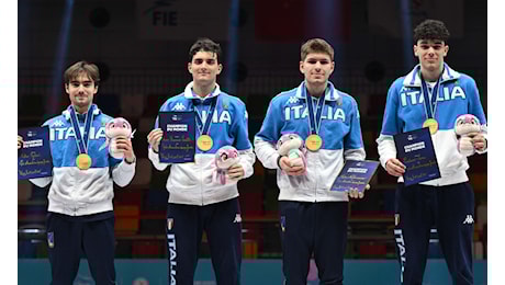 Mondiali Giovani e Cadetti “Wuxi 2025” – Spettacolo spada maschile: l’Italia è ancora Campione del Mondo! La spedizione azzurrina chiude la kermesse iridata volando in doppia cifra: 10 medaglie vinte.