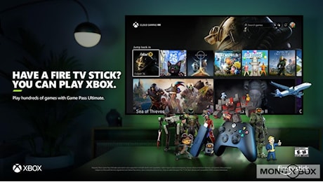 Microsoft porta Xbox Cloud Gaming su Amazon Fire TV
