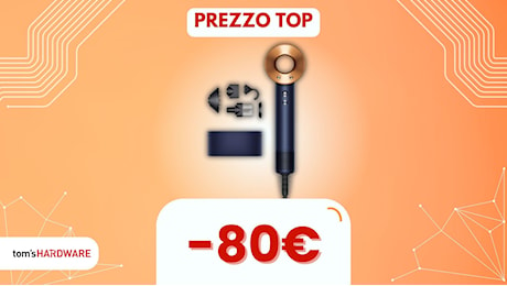 Capelli da sogno con questo asciugacapelli Dyson: oggi RISPARMI 80€ e ricevi un omaggio!