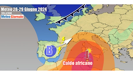 Meteo Italia: riecco il caldo forte africano, ma anche nuovi temporali