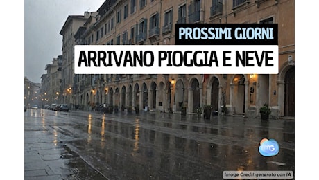 Meteo: le piogge e la neve dei prossimi gironi; la previsione aggiornata