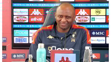 Genoa, Vieira: Napoli con un solo risultato ma non staremo a guardare