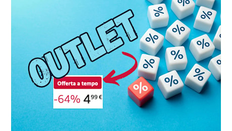 Amazon aggiorna il suo OUTLET: sconti fino al 64% e prezzi WOW da 4,99€