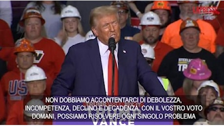 Usa 2024: Trump: «Porteremo il Paese verso nuove vette di gloria»