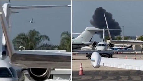 Florida, aereo precipita sulla superstrada: tre morti