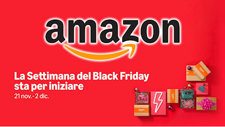 Non cadete dal pero, il Black Friday Amazon comincia già domani!