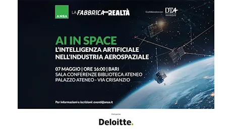 Da Bari nello spazio: l’IA al servizio dell’industria aerospaziale