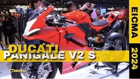 EICMA, Ducati Panigale V2: nuovo motore e nuova sportività - Video