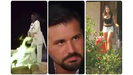 Antonio scaricato dalla tentatrice Saretta a Temptation Island, la fidanzata Titty lancia di nuovo l'anello nel falò