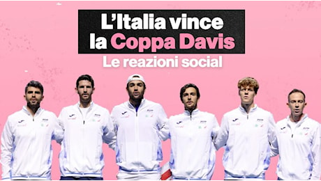 L'Italia batte l'Olanda e vince la Coppa Davis: le reazioni social