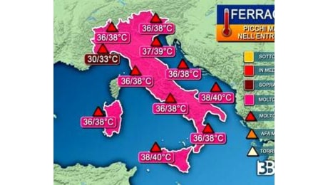 Meteo, ancora caldo e afa fino a Ferragosto poi possibile calo delle temperature