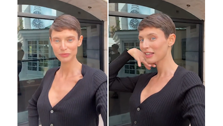 Bianca Balti mostra il nuovo look 'pixie cut': capelli cortissimi per affrontare la chemioterapia