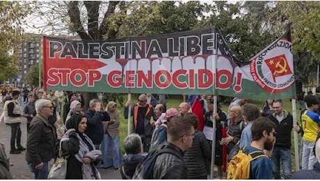 Manifestazione per la Palestina a Roma in diretta