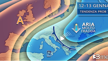 Di nuovo freddo nel weekend con neve anche a quote basse: le previsioni per i prossimi giorni