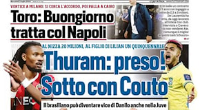 EDICOLA TS – Juventus, preso Thuram: ora sotto con Couto. Bonucci torna nel Club Italia?