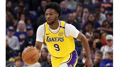 NBA, i Lakers restano fedeli al loro piano: Bronny James destinato alla G League