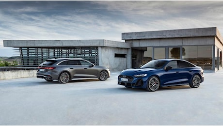 Audi A5 2024: le prime immagini di berlina e station wagon